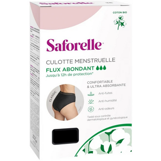 Saforelle Culotte Menstruelle Flux Abondant