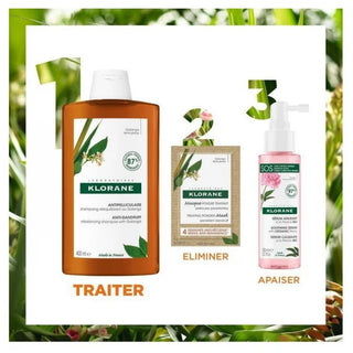 Klorane Galanga — Shampoing Rééquilibrant Antipelliculaire au — Pellicules Libres 400 ml