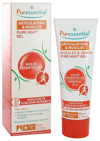 Puressentiel Gel Pure Heat® Articulations & Muscles - 80 ml (Mai 2021)