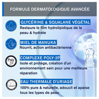 URIAGE Bariéderm Crème Mains Isolante Réparatrice 50ml