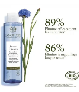 Sanoflore Aciana Botanica Eau Micellaire Démaquillante