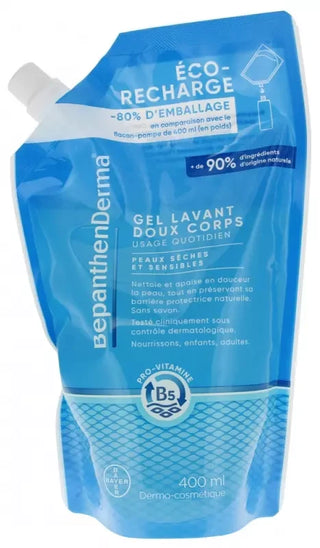 Bepanthen Derma Éco-Recharge Gel Lavant Doux Corps 400 ml