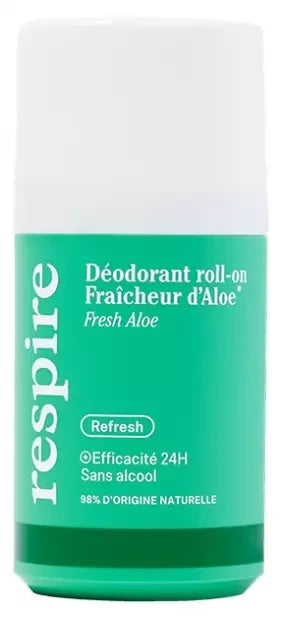 Respire Déodorant Roll-On 50 ml - Senteur : Aloe Vera
