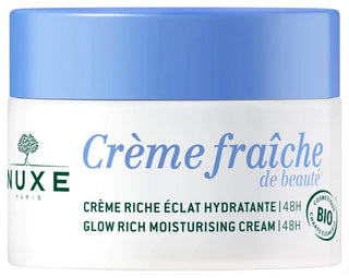 Nuxe Crème Fraîche de Beauté Crème Riche Éclat Hydratante Bio 48H 50 ml