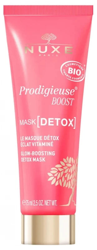 Nuxe Prodigieuse Boost Masque Détox Éclat Vitaminé Bio 75 ml