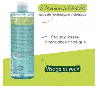 A-Derma Eau Micellaire Nettoyante Purifiante Biology Ac 400 ml