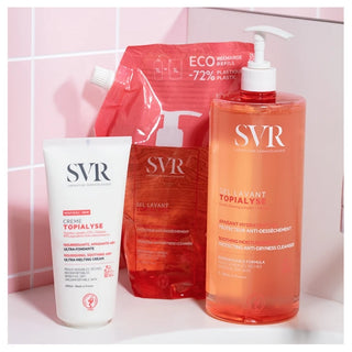 SVR Topialyse Eco Recharge Gel Lavant_ Apaisant Hydratant 24H Protection Anti-Dessèchement 1 l _