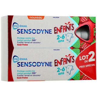 SENSODYNE Pro émail dentifrice Enfant 2 x 50 ml