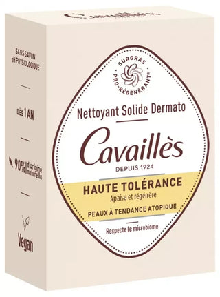 Cavaillès Nettoyant Solide Dermato Haute Tolérance Peaux à Tendance Atopique 100 g