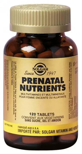 Solgar Prénatal Nutrients Comprimés