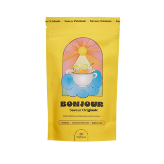 Bonjour Drink – Boisson Adaptogène Naturelle aux Champignons & plantes - 90g