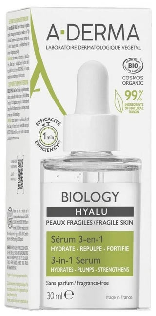 A-Derma Biology Sérum 3-en-1 Hyalu 30 ml