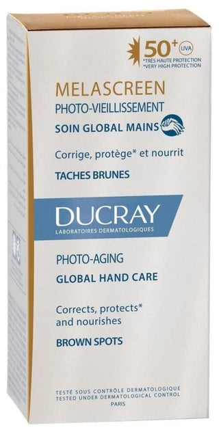 Ducray Melascreen Photo-Vieillissement - Soin Global Mains Spf50+ Anti-Taches 50 ml