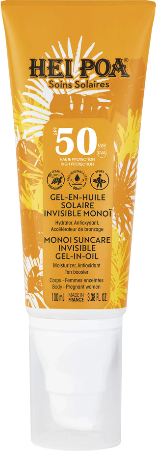 GEL-EN-HUILE SOLAIRE INVISIBLE MONOI SPF50