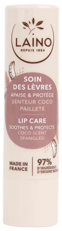 Laino Soin Des Lèvres Pailleté Senteur Cassis 4 g - Senteur : Coco Pailleté