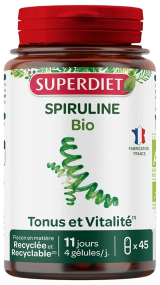 Superdiet Spiruline Bio 45 Unités