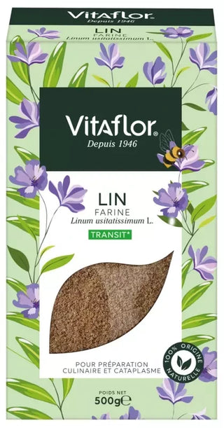 Vitaflor Plante en Vrac - Lin Farine - 500 g