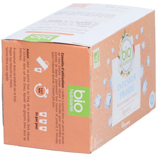 Vitavea Nutrisanté Bio Infusion Froide Saveur Mangue-Pêche Digestion