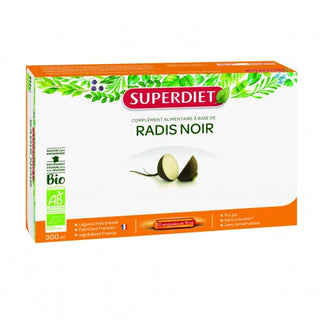 SUPERDIET RADIS NOIR - 20 Ampoules de 15ml