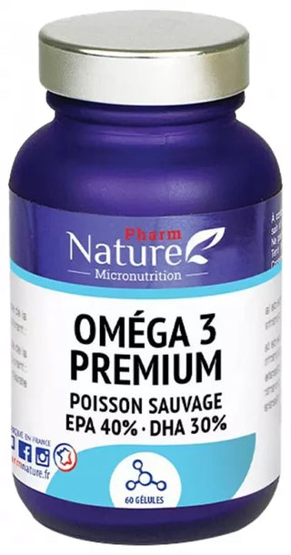 Pharm Nature Oméga 3 Premium EPA DHA 60 Capsules