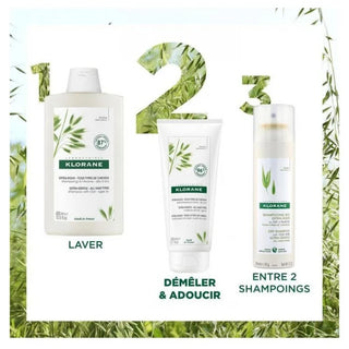Klorane Avoine Soin Après-Shampoing Extra-Doux au Lait d'Avoine - Usage Fréquent - Tous Types de Cheveux Dès 3 Ans 200 ml