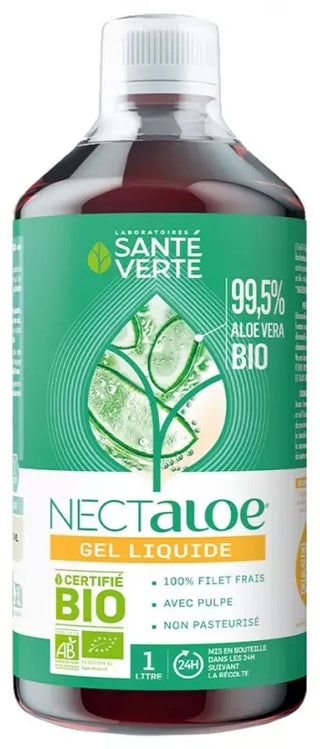 Santé Verte Nectaloe Aloe Vera Gel Liquide Bio 1 l