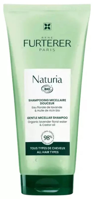 René Furterer Naturia Shampooing Micellaire Naturel Bio - Tous Types de Cheveux - 200 ml