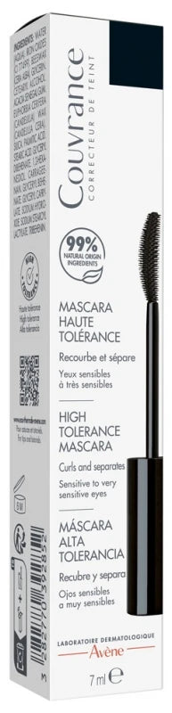 Avène Couvrance Mascara Haute Tolérance Yeux Sensibles 7 ml - Teinte : Noir