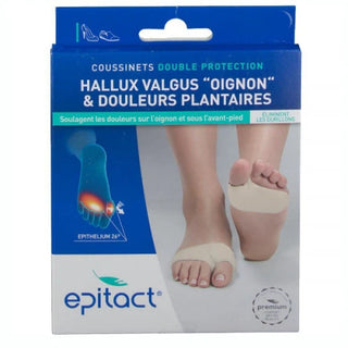 EPITACT HALLUX VALGUS OIGNON / DOULEURS PLANTAIRES Coussinets - Taille M
