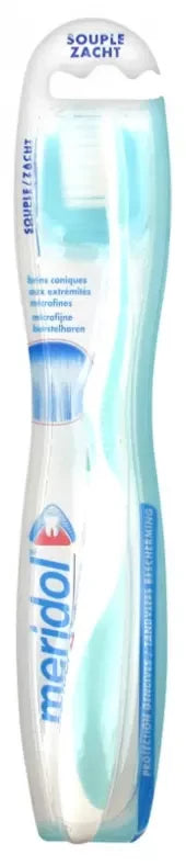 Meridol Brosse à Dents Gencives Fragiles Souple - Couleur : Vert