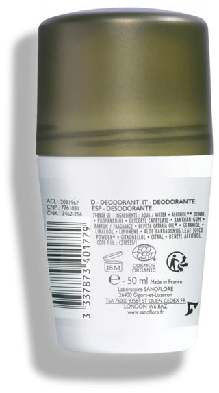 Sanoflore Déodorants Lot*2 Déodorant 24H Coton Efficacité 24H Certifié Bio 50Mlx2
