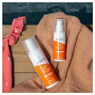 Laboratoires de Biarritz Alga Maris Crème Solaire Bébé & Enfant Visage & Corps SPF50+ Bio 50 ml