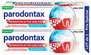 Parodontax Réparation Active Gencives Menthe Fraîche Lot de 2 x 75 ml