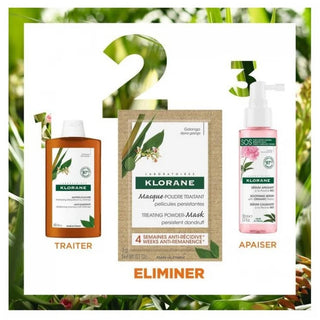 Klorane Galanga — Masque-Poudre Traitant Antipelliculaire au – Pellicules Persistantes 8 U