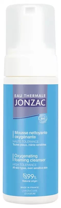 Eau Thermale Jonzac Mousse Nettoyante Oxygénante Toutes Peaux Bio 150 ml