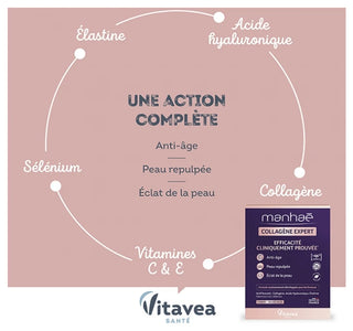 Manhaé Vitavea Collagène Expert - 30 Gélules - 1 Mois