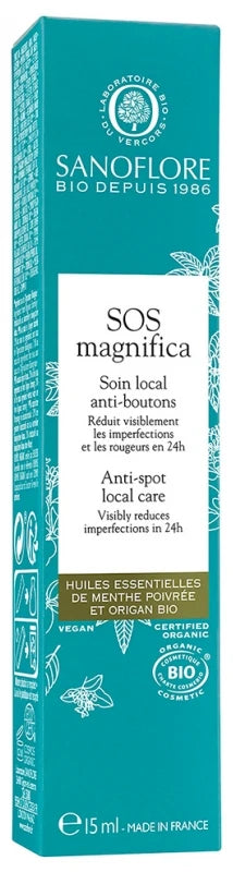 Sanoflore Magnifica Sos Soin Local Anti-Boutons Certifié Bio 15 ml