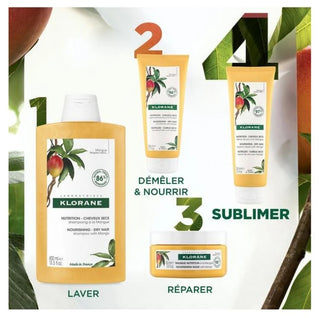 Klorane Mangue Crème de Jour Nutrition Cheveux Secs 125 ml