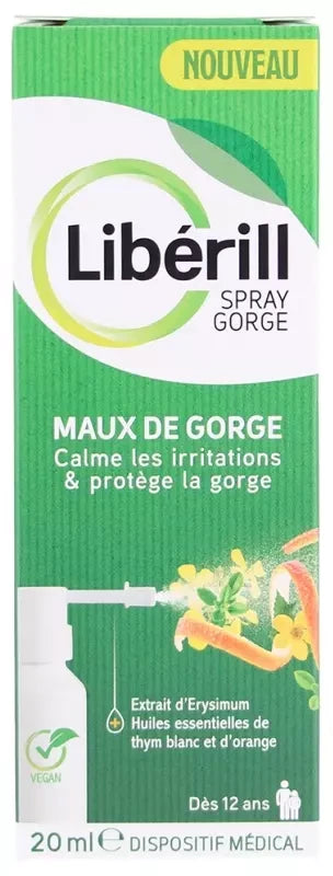 Libérill Spray Maux de Gorge 20 ML