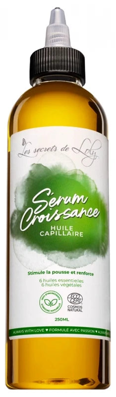 Les Secrets de Loly Sérum Croissance Huile Capillaire Bio 250 ml