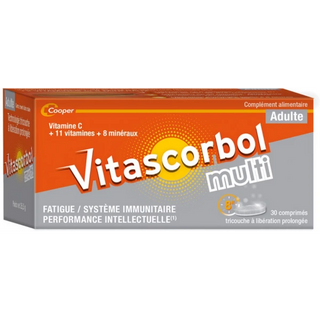 Vitascorbol Multi 12 Vitamines & 8 Minéraux x 30