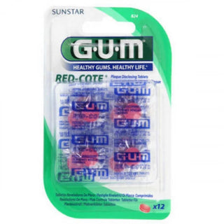 GUM RED COTE n°824 - 12 Comprimés Révélateurs de Plaque Dentaire