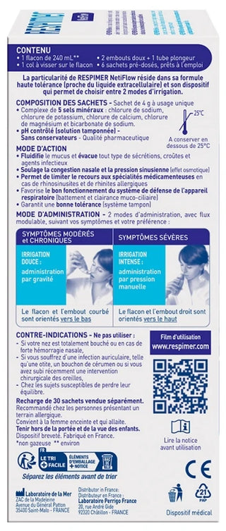 Respimer Kit Flacon 240 ml + 6 Sachets