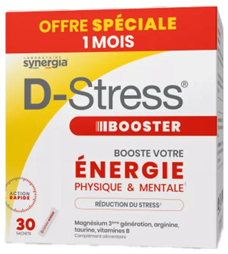 Synergia d-Stress Booster Pack Eco 1Mois - Boite de 30 Sticks