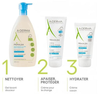 A-Derma Primalba Gel Lavant 2 en 1 - 750 ml