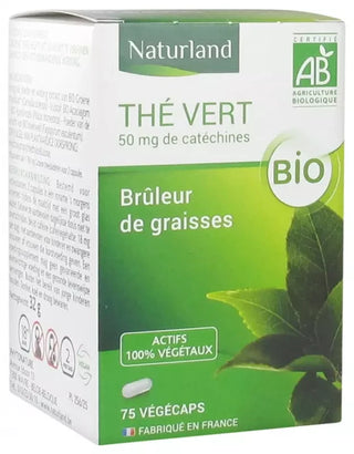 Naturland Thé Vert Bio 75 Capsules Végétales