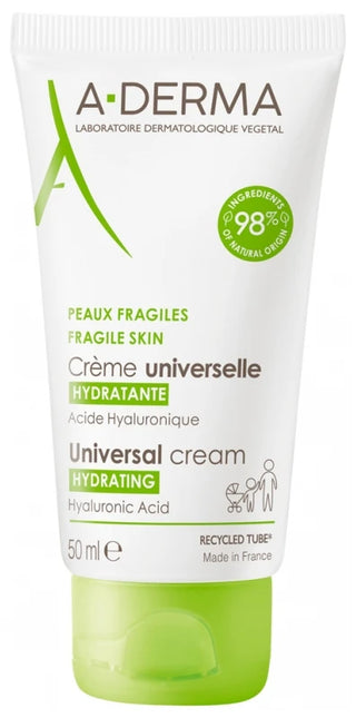 A-Derma Les Indispensables - Crème Universelle Hydratante 50 ml