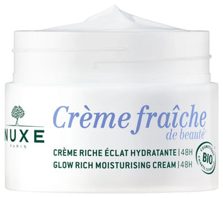 Nuxe Crème Fraîche de Beauté Crème Riche Éclat Hydratante Bio 48H 50 ml
