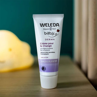 WELEDA Baby Derma Crème pour le Change à la Mauve blanche