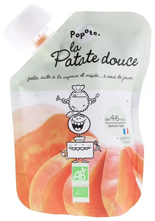 Popote Gourde La Patate Douce Bio Dès 4/6 Mois 120 g